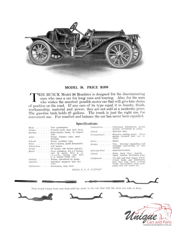 1911 Buick Catalogue Page 16